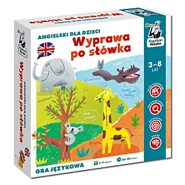 Wyprawa po słówka. Angielski dla dzieci. Gra edukacyjna 3-8 lat