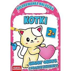 Kotki. Kolorowanka maluszka