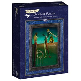 Puzzle 1000 Kobieta z głową z róż Salvador Dali 1935