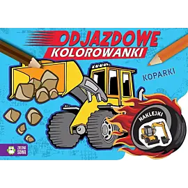 Odjazdowe kolorowanki. Koparki