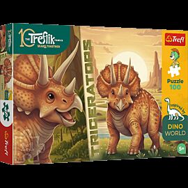 Puzzle 100 Inspired By Dino World wzór 3 Rodzina Treflików 16580