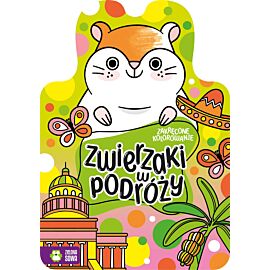 Zakręcone kolorowanie. Zwierzaki w podróży
