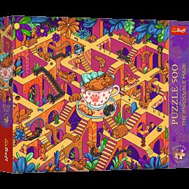 Puzzle 500 Trefl Premium Plus The Impossible Maze Wesołe Jamniki 37630