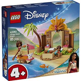 LEGO Disney Princess Vaiana Wiejska chatka i łódź 43282