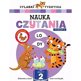 Sylabki Tygryska. Nauka czytania Poziom 2. Zeszyt 2