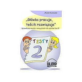 Główka pracuje teścik rozwiązuje