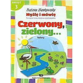 Myślę i mówię Zeszyt 3 Czerwony zielony kolory