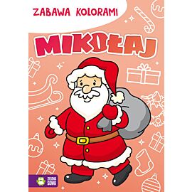Zabawa kolorami. Mikołaj