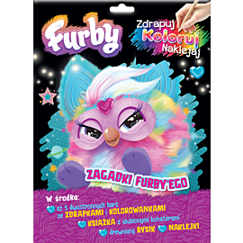 Furby. Zdrapuj, koloruj, naklejaj