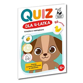 Quiz dla 4-latka. Książka z naklejkami. Kapitan Nauka