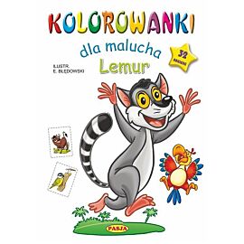 Kolorowanki dla malucha Lemur