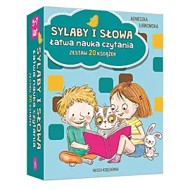 Sylaby i słowa. Łatwa nauka czytania - zestaw 20 książek
