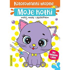 Moje kotki. Kolorowanki wodne