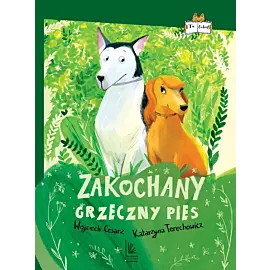 Zakochany grzeczny pies