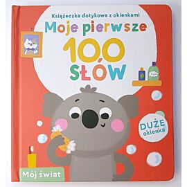 Świat. Książeczka dotykowa z okienkami. Moje pierwsze 100 słów