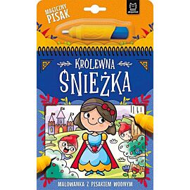 Królewna Śnieżka. Malowanka z pisakiem wodnym