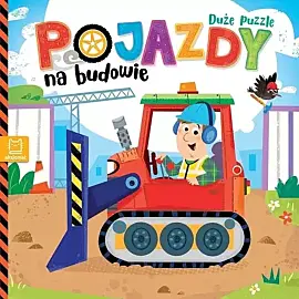 Pojazdy na budowie. Duże puzzle