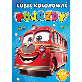Pojazdy. Lubię kolorować