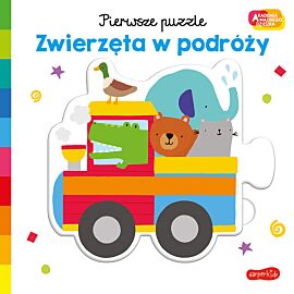 Zwierzęta w podróży. Akademia mądrego dziecka. Pierwsze puzzle
