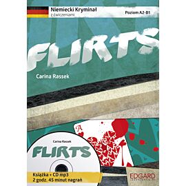 AUDIOBOOK Niemiecki KRYMINAŁ z ćwiczeniami Flirts (Książka + CD)