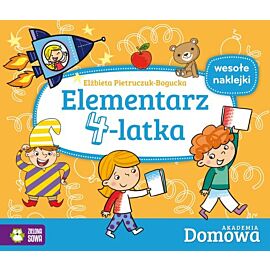 Elementarz 4-latka akademia domowa + naklejki