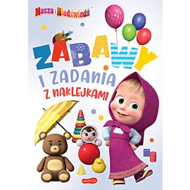 Masza i Niedźwiedź. Zabawy i zadania z naklejkami 2