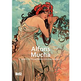 Alfons Mucha - zeszyt do kolorowania