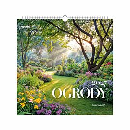 Kalendarz 2027 ścienny Ogrody 33x33