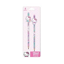 Ołówki z gumową nakładką Hello Kitty wzór 3 Pink blister 2 szt.