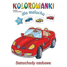 Samochody osobowe. Kolorowanki dla malucha