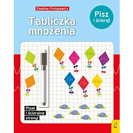 Pisz i ścieraj. Tabliczka mnożenia