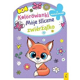 Kolorowanka z wykrojnikiem. Moje śliczne zwierzątko