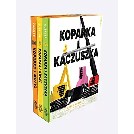 Pakiet: Koparka i kaczuszka / Koparka i kwiat / Koparka i motyl