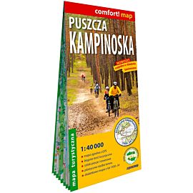 Puszcza Kampinoska laminowana mapa turystyczna 1:40 000