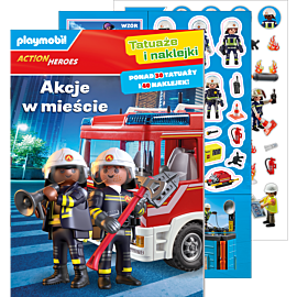 Plamobil Action Heroes. Tatuaże i naklejki