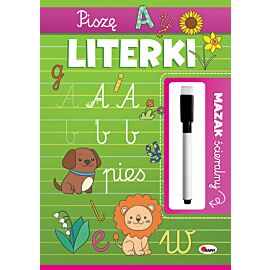 Piszę literki. Mazak ścieralny