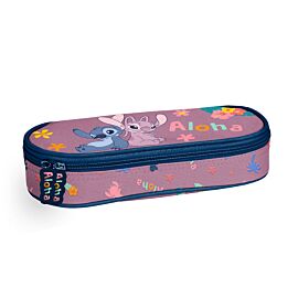 Piórnik owalny Stitch & Angel Aloha DS26VV-013