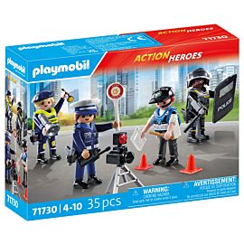 Playmobil Zestaw figurek policjantów 71730