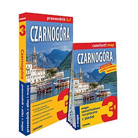 Czarnogóra 3w1: przewodnik + atlas + mapa