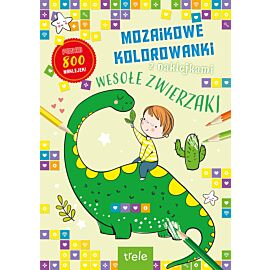 Mozaikowe kolorowanki. Wesołe zwierzaki
