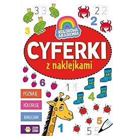 Kolorowa Akademia. Cyferki z naklejkami