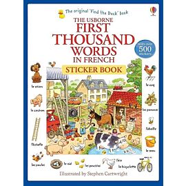 First Thousand Words in French Sticker Book