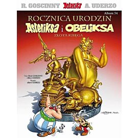 Asteriks - 34 - Złota księga Asteriksa. Rocznica urodzin Asteriksa i Obeliksa (wyd. 2023)