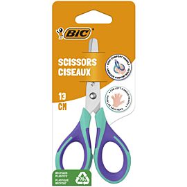 Nożyczki BIC Comfort 13cm blister 1szt.mix