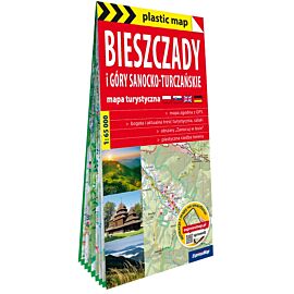 Bieszczady i Góry Sanocko-Turczańskie mapa turystyczna 1: 65 000 foliowana 2026
