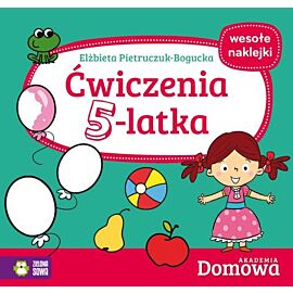 Ćwiczenia 5-latka akademia domowa + naklejki