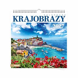 Kalendarz 2027 ścienny Krajobrazy 33x33