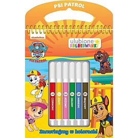 Psi Patrol. Ulubione kolorowanki cz. 1 Zanurkujmy w kolorach!