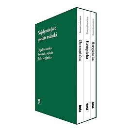 NAJSŁYNNIEJSZE POLSKIE MALARKI - zestaw miniaturowych albumów w etui