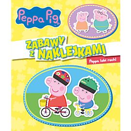 Peppa Pig. Zabawy z naklejkami. Peppa lubi ruch!